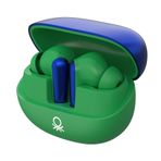 İmiki T14 Benetton Edition Bluetooth Kulaklık Yeşil Mavi