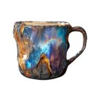 İmitasyon Mineral Kristal Kahve Kupaları, 2024 Yeni Sevimli Mineral Kristal Kupa, Erkek Kız Çocuklar için Yenilikçi Noel Kupası, Çay, Süt, Meyve Su, İçecekler, Sıcak Soğuk Su Bardağı