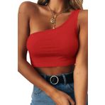 Imoda Kadın Tek Omuz Crop Bluz