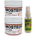 Imosteon Etkili Rahatlatıcı Masaj ve Bakım Kremi 150 ml x 2 Ad+Çörek Otu Yağı ile 30 ml - 1li