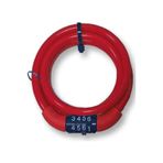 İmpact Lukid 8x100 MM Şifreli Bisiklet Kilidi Kırmızı Çok Renkli