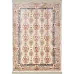 Imperial Luxe Il003r Krem Çerçeveli Halı Klasik Desen 100 Tarak Bambu Viskon İpek Serisi 240 X 340 Krem