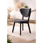 Imperial Star Elma Sandalye Modern Kadife Kapitone Sırtlı Mutfak Yemek Odası Balkon Kafe Sandalyesi 85 Cm