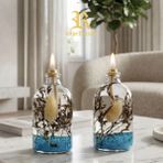 Imperiums Dekoratif Kandil Mum 100 ml Mavi 2'li Set - 2 Adet