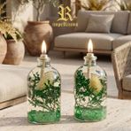 Imperiums Dekoratif Kandil Mum 100 ml Yeşil 2'li Set - 2 Adet
