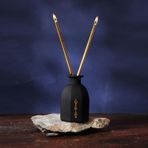 IMPERIUMS IGNIS Vanilya Kokulu, Gold Çelik Şamdan Kandil Mumlar ile Lüks Dekorasyona Adım Atın! (Siyah)