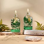 impeRiums Imperiums Dekoratif Kandil Mum 100 Ml Yeşil 2'li Set