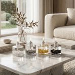 İmperiums Pearl Cylinder Dekoratif Kandil Mum 4'lü Set - Renkli - 4 Adet