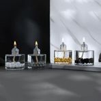 İmperiums Pearl Cylinder Dekoratif Kandil Mum 4'lü Set