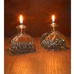 impeRiums Silver Pearl Dekoratif Kandil Mum 2'li Set