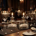 Imperiums White Pearl Dekoratif Kandil Mum 2'li Set - Beyaz - 2 Adet