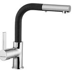 Impero Beta-57 Metalik Siyah Pull Out Eviye Bataryası