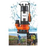İmpo 1 Hp 220V Açık Fanlı Parçalayıcılı Foseptik Pis Atık Su Dalgıç Pompa