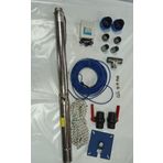Impo Sk 404/14 1,5HP Technoplast Başlıklı 30 MT Yassı Kablolu ve Panolu 60 mt Halatlı Monofaze Takım Dalgıç Pompa