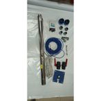 Impo Sk 406/13 2HP Krom Başlıklı 60 MT Yassı Kablolu ve Panolu 120 mt Halatlı Çift Vanalı Akıtma Başlıklı Monofaze Takım Dalgıç Pompa AYCI0000181