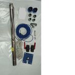 Impo Sk 415/28 10HP Krom Başlıklı 100 MT Yassı Kablolu ve 200 mt Halatlı Çift Vanalı Akıtma Başlıklı Trifaze Takım Dalgıç Pompa AYCI0000263
