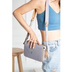 ImPolo Dayanna Gri Taba 16x22 cm Kadın Omuz ve Çapraz Çanta