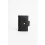 ImPolo Emiliy Siyah Kum Gofraj Desen Çok Amaçlı unisex Kartlık 7x11 Ebatında