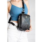 ImPolo Lilyan Siyah Rugan 25x16 cm Kadın Bel Çantası