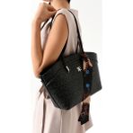 İmpolo Polo Of Colors Edwinsiyahempirme Baskı Kadın Omuz ve Kol Çantası 24X34 Ebatında - Çok Renkli