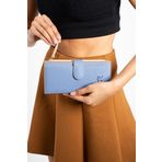 Impolo Selena Mavi Kadın El Cüzdanı 10x20 Ebatında