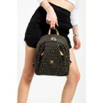 Impolo Vanessa Siyahkamelempirme Baskı Taba Kadın Sırt Çantası 25X30 Ebatında - Çok Renkli