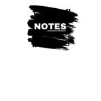 Important Notes And Random Doodles (White): Simple Fun Notebook for Work Studying Staying Organised Perfect Gift for Men Women Friends Family Coworkers Secret Santa