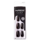 İmpress Color All Black Medium Kendinden Yapışkanlı Takma Tırnak