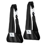 Impulse Max Sports Pull-Up Bar için Ultimate AB Kayışları | Dayanıklı Naylon Bacak Kaldırma Çekirdek Gücü ve Altı Paket Abs Eğitimi için | Erkekler ve Kadınlar için İdeal (Çift)