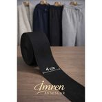 İMREN AKSESUAR Siyah 4 cm Paça Don Ve Bel Lastiği 1 Paket 5 m