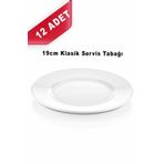 İMSAŞ MELAMİN 19cm Melamin Termo Servis & Tatlı Tabağı - 12 Adet I2019