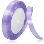 IMSOLDECOR Açık Mor Kurdele 10 mm x 23 Metre, Hediye Paketleme için Saten Kumaş Kurdeleler, Kendin Yap El Sanatları, Saç Yayları, Çiçekçi Buketleri, Balonlar, Dikiş Projeleri, Düğün Partisi ve Doğum Günü Pastası