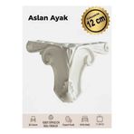 İMT AKSESUAR ASLAN AYAK (12 CM) Mobilya Tv Ünitesi Kosol Dolap Komidin Genç ve Çocuk Odası Ayağı