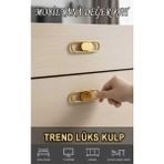 İmt Aksesuar Imt Aksesuar Lüks Trend Kulp (32 Mm) Mobiya Yatak Odası Tv Ünitesi Konsol Çocuk ve Genç Odası Kulpu - Altın - ALTIN