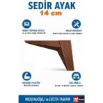 Imt Aksesuar Sedir 14 cm Koltuk Baza Dolap Tv Ünitesi Yatak Odası Konsol Ayağı
