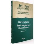 İmtiyaz HMGS İdare Hukuku, İdari Yargılama Usul Hukuku Ders Notları
