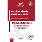 İmtiyaz İdari Hakimlik Soru Bankasi Ceza Hukuku - Genel Hükümler