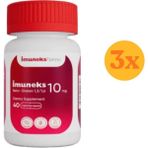Imuneks Beta Glukan 10 Mg 40 Kapsül - 3 Adet (Toplam 120 Kapsül) - Dezenfektan Hediyeli (%72 Alkol)
