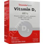Imuneksfarma Vitamin D3 600 IU 20 ml Damla