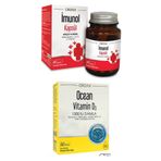 İmunol Imunol 40 Kapsül ve Ocean Vitamin D3 1000ıu Damla 50 ml