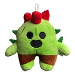 Imusen Schulzz Brawl Stars Spike Karakteri Yeleksiz No Vest Version Ithal Peluş Oyuncak (Yurt Dışından) - Yeşil