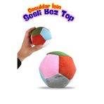 İMVULA Sesli Bez Top Çocuklar ve Bebekler İçin Oyun Topu Mini Futbol topu