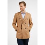 İmza Camel Kılıç Yaka Erkek Slim Fit Kruvaze Kaban Polyester Orta Kalınlık 1008255102 - 2XL