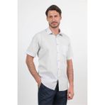 İmza Lila Sert Yaka Kısa Kol Cepli Comfort Fit Pamuklu Gömlek 1004260258
