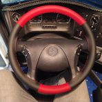 İmza Mercedes Axor 1840 Direksiyon Kılıfı (Kırmızı Siyah)