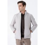 İmza Taş Rengi Kapitone Dolumlu Dik Yaka Astarlı Slim Fit Dar Kesim Casual Mont 1007235264 - 56