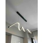 İmza/Sarkıt Avize / 120 cm/Antrasit Gövde / 3 Renk Işık