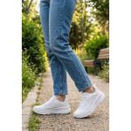 In Step Lotus Comfort-Walk Beyaz Kadın Kalın Taban Günlük Spor Ayakkabı