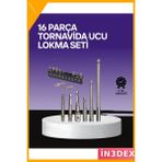 İn3dex 16 Parça Tornavida Bits Uç Seti Adaptörlü Manyetik - Standart