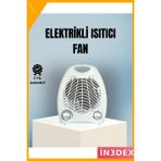 İn3dex 2000W Fanlı Elektrikli Isıtıcı 3 Kademeli Termostatlı - 12000 W